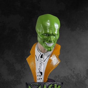 The Mask ( Jim Carrey ) Bust / Action Figure Desktop Decoration