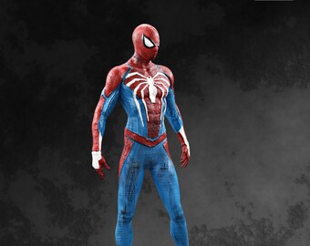Spiderman ( New Costume )  Bust / Action Figure Desktop Decoration