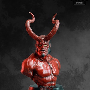 Hellboy  Bust / Action Figure Desktop Decoration
