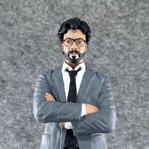 Sergio Marquina ( Profesor ) - Busto de La Casa De Papel / Figura de acción Decoración de escritorio