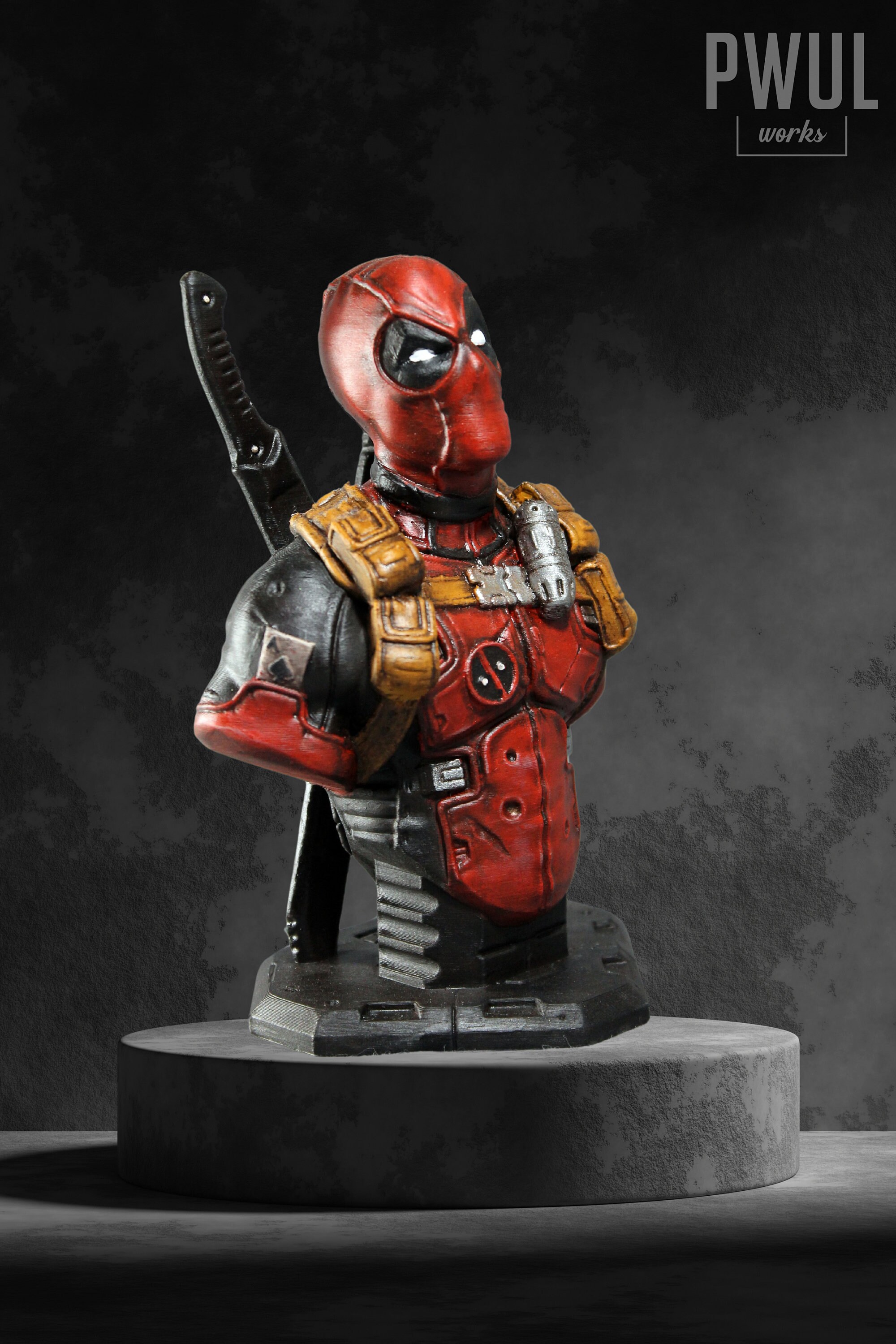 Deadpool Bust / Action Figure Desktop Decoration - Etsy Deadpool Bust / Action Figure Desktop Decoration - Etsy