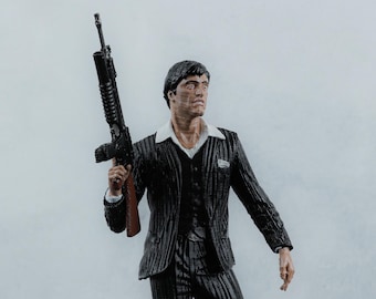 Tony Montana Figurine - Scarface Film Collectible - PLA 3D Print