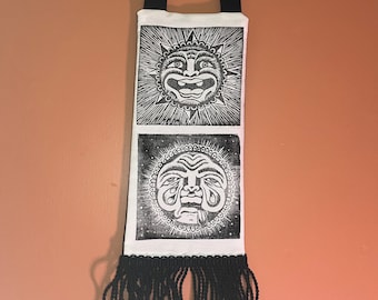 Traditional Tattoo Sun and Moon Banner