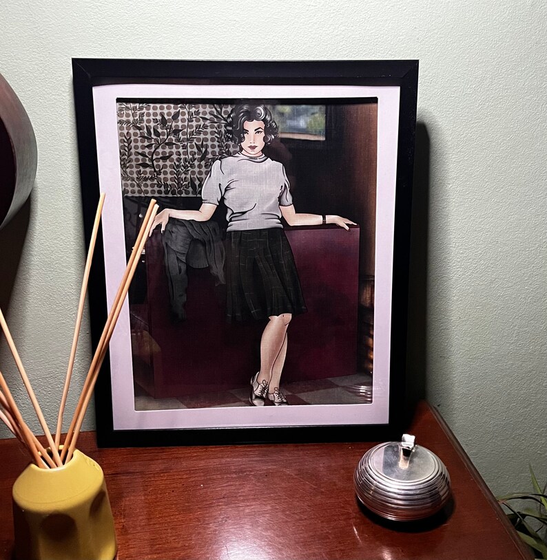 Audrey Horne Diner Print Twin Peaks image 2