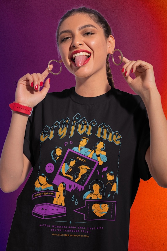 Twice Retro Cry For Me Shirt Twice Kpop Shirt Etsy