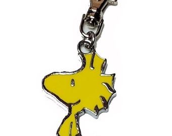 WOODSTOCK CHARM Snoopy Peanuts Character Zipper Pull for a Purse