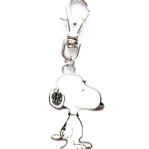 Charm de SNOOPY con forma de Peanuts para bolso, cartera, mochila, teléfono móvil, etc., o para collar de perro o gato.