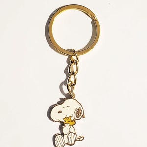 Dog CHARM Beagle Character Keychain Decoration for Purse Jeans Belt Loop Backpack Handbag Jacket Gym Diaper Bag Wallet Etc Go Gold!! image 1