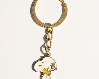 Dog CHARM Beagle Character Keychain Decoration for Purse Jeans Belt Loop Backpack Handbag Jacket Gym Diaper Bag Wallet Etc Go Gold!!