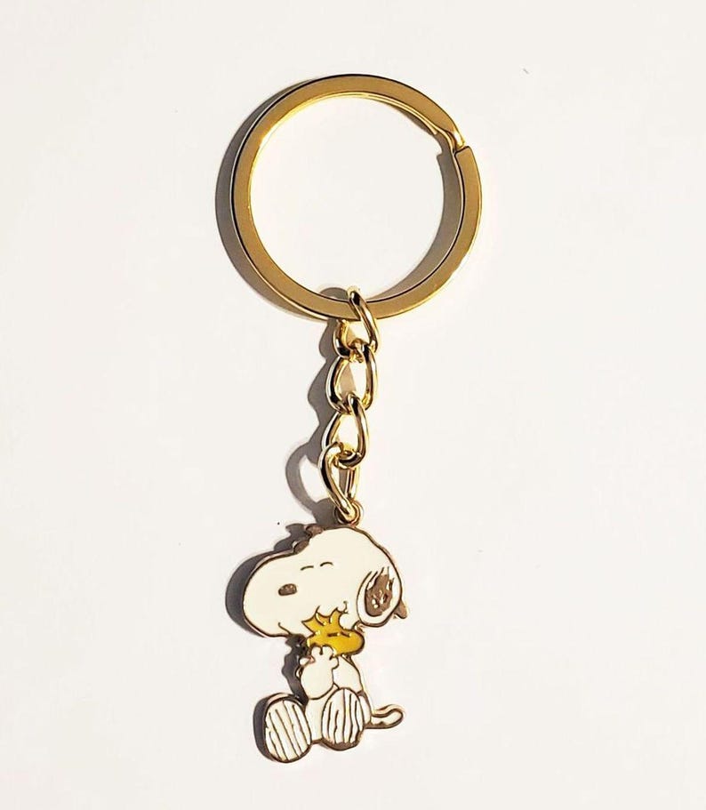 Dog CHARM Beagle Character Keychain Decoration for Purse Jeans Belt Loop Backpack Handbag Jacket Gym Diaper Bag Wallet Etc Go Gold!! image 1