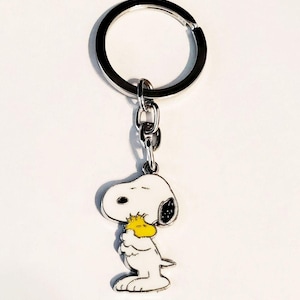 CARTOON CHARM Love Hugs Keychain Key Chain Ring or Purse Jeans Belt Loop Backpack Jacket Diaper Bag Wallet Zipper Pull Etc