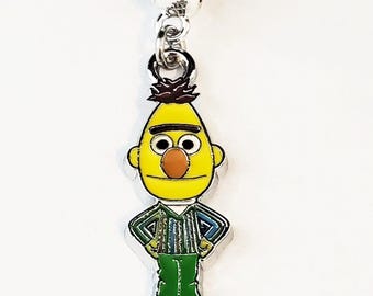 CARTOON CHARM Bert Add on Slider Pendant for European Bracelets Necklaces Jewelry etc Diy