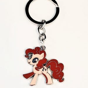 Llavero con dije de MY LITTLE PONY con personaje de Pinkie Pie, llavero, anillo o bolso, mochila, bolso, chaqueta, billetera, etc., accesorio.
