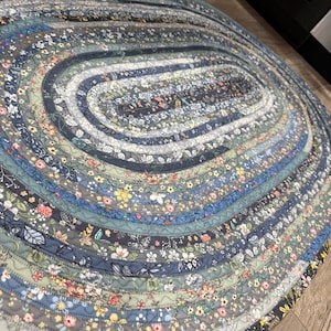 Jelly Roll Rug apox. 30x44 MADE TO ORDER