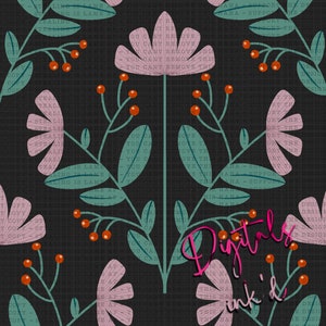 Lavender floral seamless