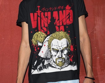 Koszulka unisex Thorfinn Son of Thors Anime, koszula Manga Viking Saga