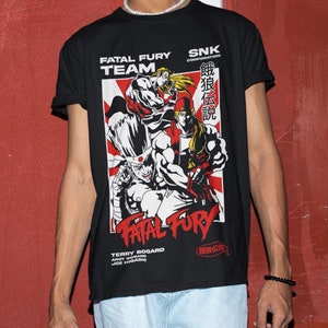 Unisex Fatal Fury Mai Gaming T-Shirt, Retro Anime Waifu Shirt
