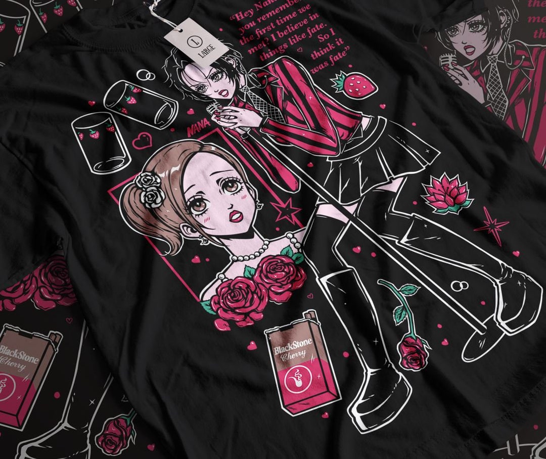 T-Shirt Anime Nana Na Na Logo – Maglietta Uomo/Donna – Girocollo Maniche Corte