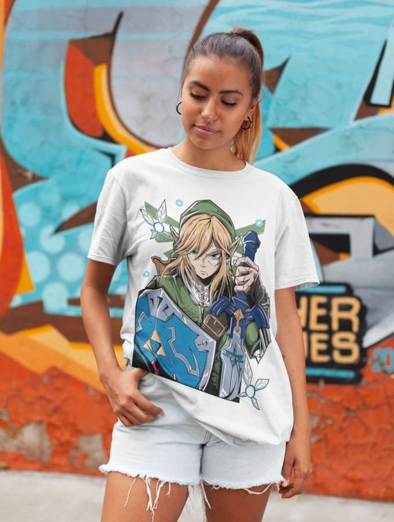 T-shirt Zelda Pour Fille - 100% Coton, Imprimé, Coupe Ajustée, Certifié Oeko-Tex, Taille XXL - 11