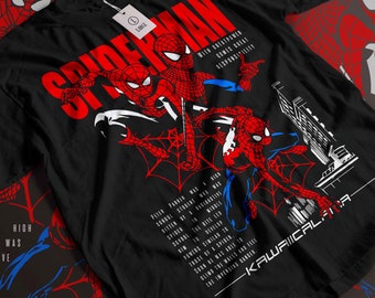 Unisex Spiderman T-Shirt, Spider-Man Shirt, Superhero Shirt, Spiderman Lover Shirt, Retro Family Spider Shirt