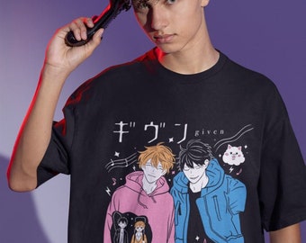 Unisex Given t shirt, Ritsuka Uenoyama shirt, Mafuyu Sato shirt, given anime sweatshirt, given anime, given gift, anime t shirt, given Shirt