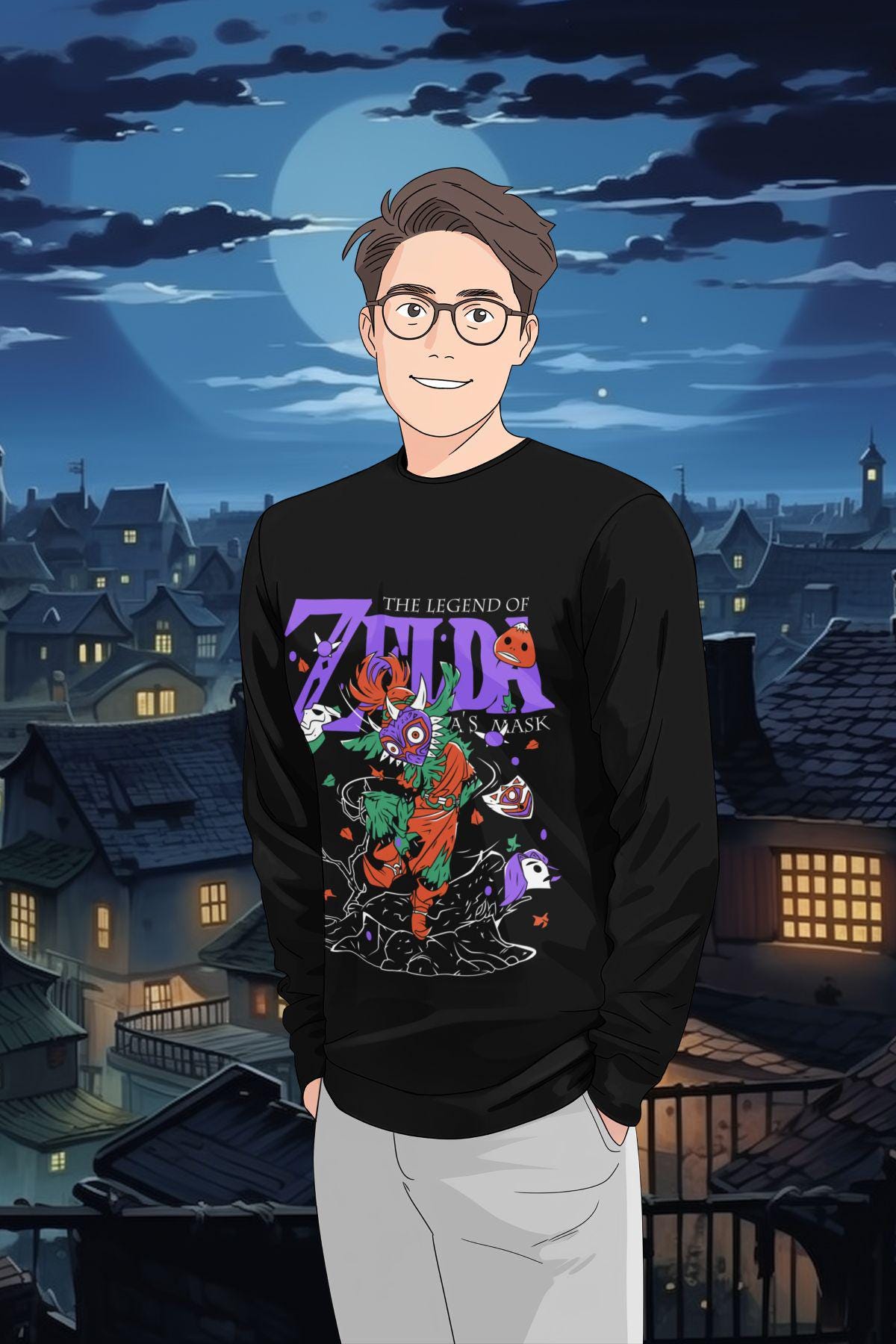 The Legend of Zelda Majora's Mask T-shirt, Men's Women's All Sizes