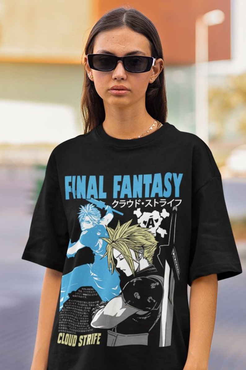 Starry Mako Reactor Unisex Graphic Tee, FF7 Shirt, Final Fantasy Tee