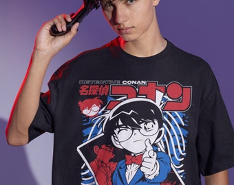 Vintage 90s Detective Conan anime tshirt