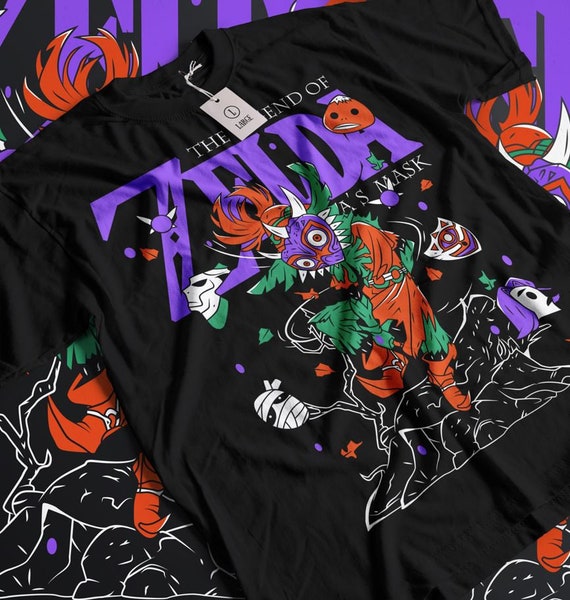 00s ZELDA MAJORA'S MASK T-Shirt ムジュラの仮面 ゼルダの伝説 ムジュラの仮面 / MAJORA'S MASK Tシャツ – EDITMODE