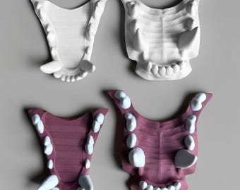 Fursuit Canine Jawset 3D-printed PLA