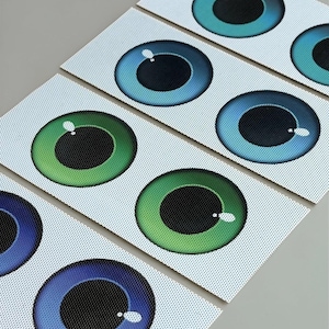 Fursuit Eyemesh - 12 Colors // Sublimated PVC mesh