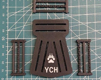 Mask & Fursuit Headstrap | 2 Inch Width, Three Way Plastic Assembly