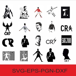 Instant Download... Cristiano Ronaldo bundle 20 PNG | Cristiano Ronaldo CR7 Clipart | Cristiano Ronaldo  | Football png | Soccer svg