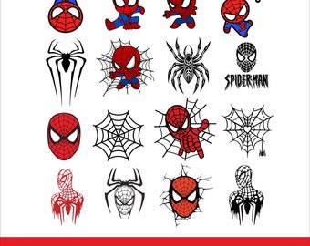 Spidey Bundle Layered SVG, Cut Files for Cricut and Silhouette, Ready for (DTG) Direct to Garment, (DTF) Direct to Film, Spidey Printing