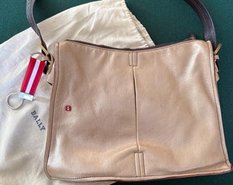 Sac à bandoulière en cuir Bally vintage