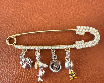 Broche vintage Peanuts/Snoopy