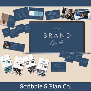 Brand Templates Bundle - Canva Branding Kit - Business Identity Pack - Social Media & Brand Board Templates