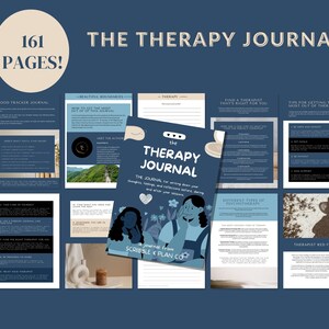 Therapy Journal: Guided Daily Reflection & Mental Health Tracker – Inspiring Prompts for Wellbeing, Stress Relief and Self-Care