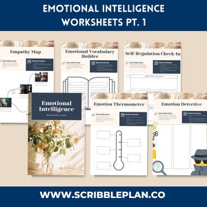 Emotional Intelligence Worksheets Pt. 1: Develop EI Skills, Activities & Exercises for Personal Growth