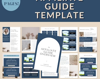 Comprehensive Affiliate Guide Template - Easy to Use - Perfect for Beginners - Download