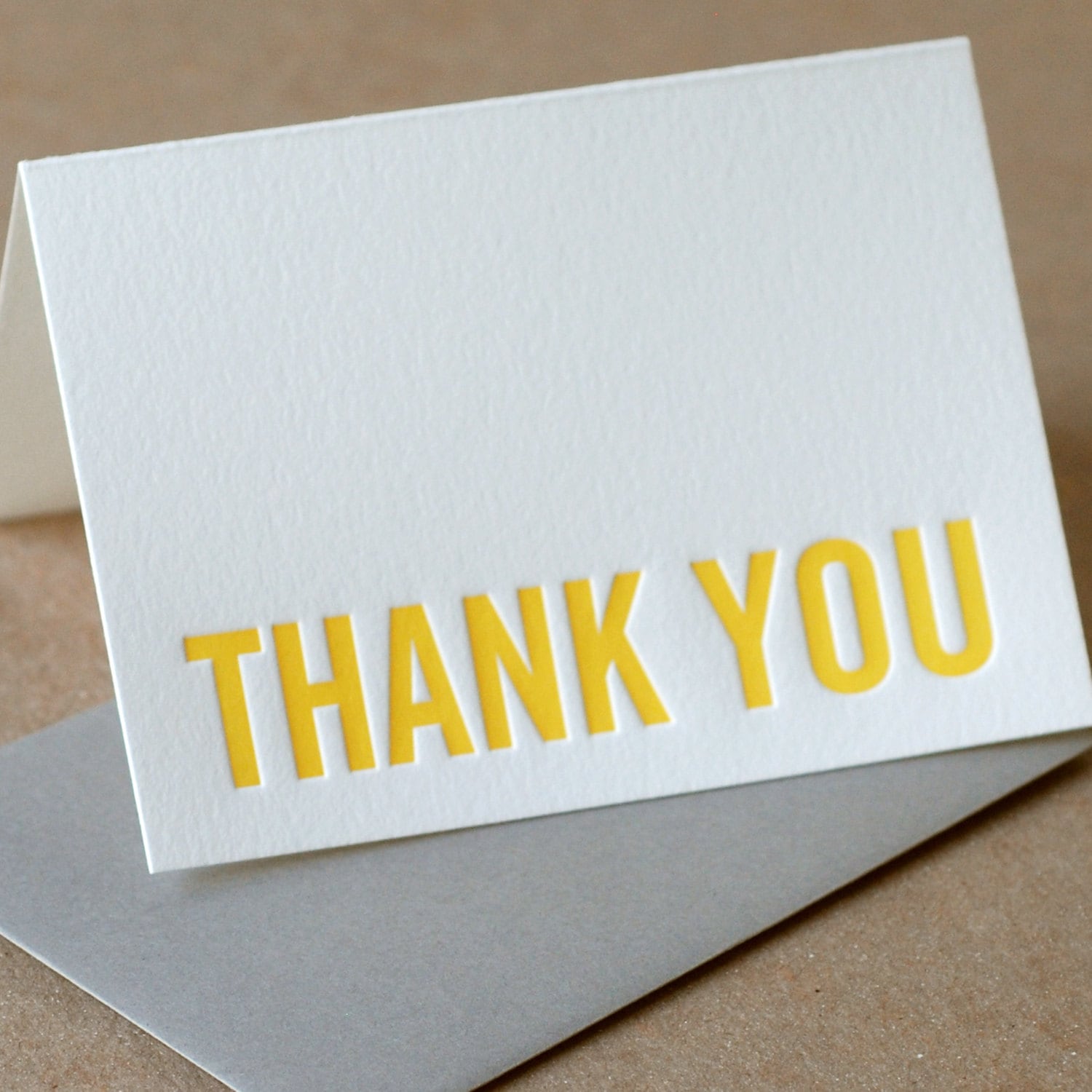 letterpress thank you cards