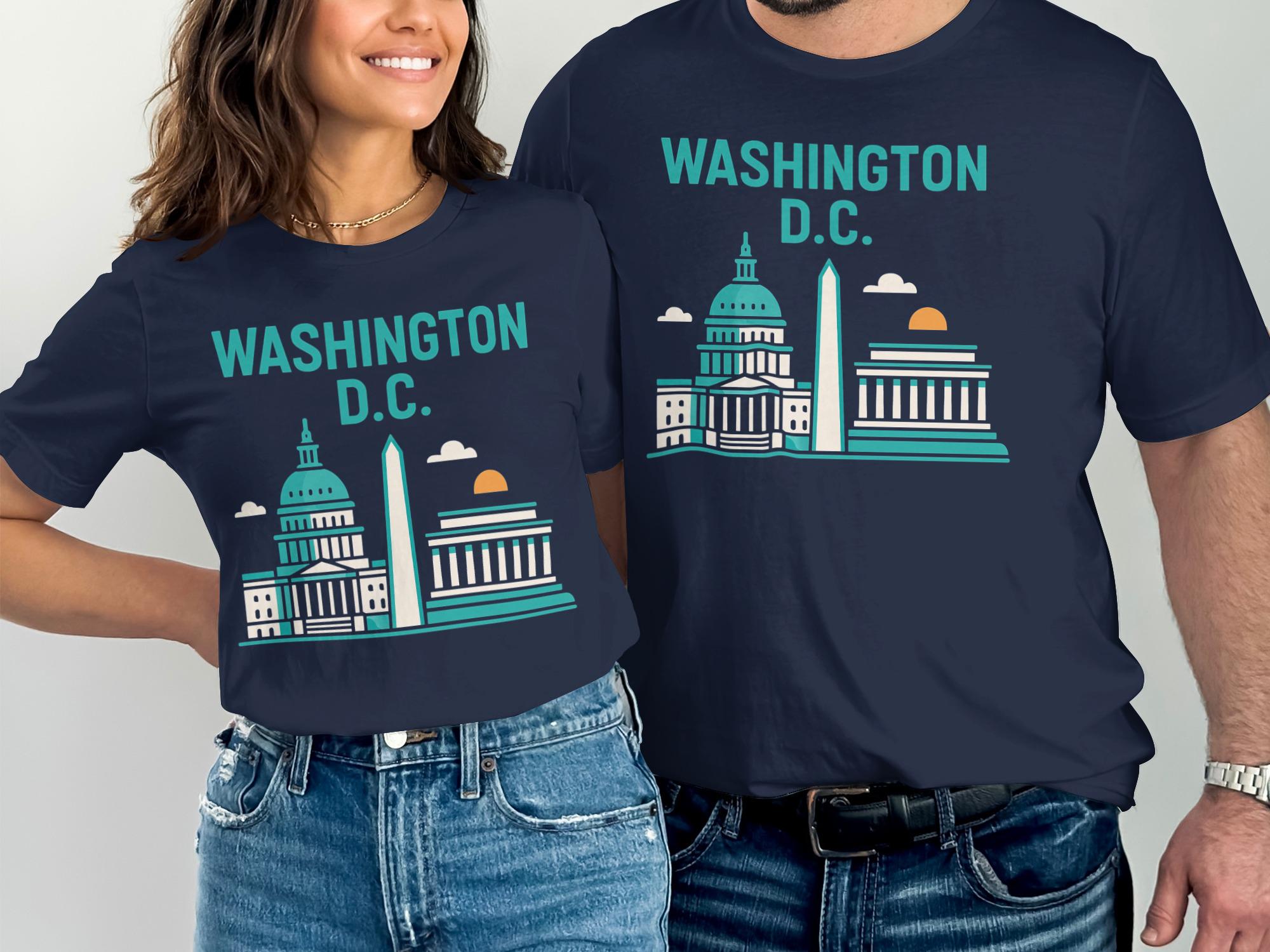 ワシントン DC T シャツ、国会議事堂グラフィック T シャツ 