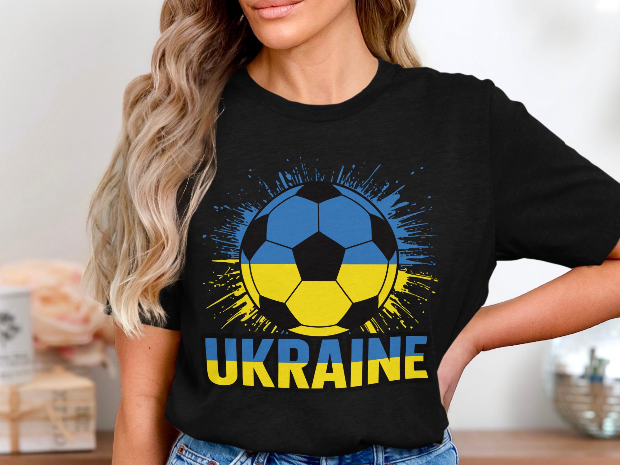 T-shirt Ukraine Zapex – Coton – Drapeau Ukrainien – Homme/femme