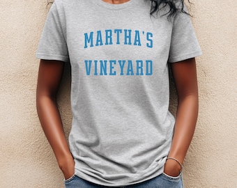 Martha's Vineyard T-Shirt * Classic College Style Tee
