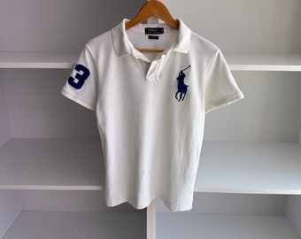 VTG Polo Ralph Lauren 3 Club Damenpolo-T-Shirt