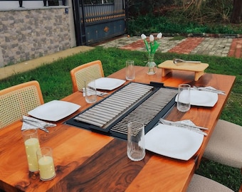 Grill Table Korean Bbq Outdoor Dining Near Me Dining Table Korean