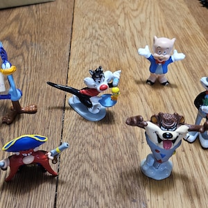 1980er Vtg. Warner Brothers Figuren