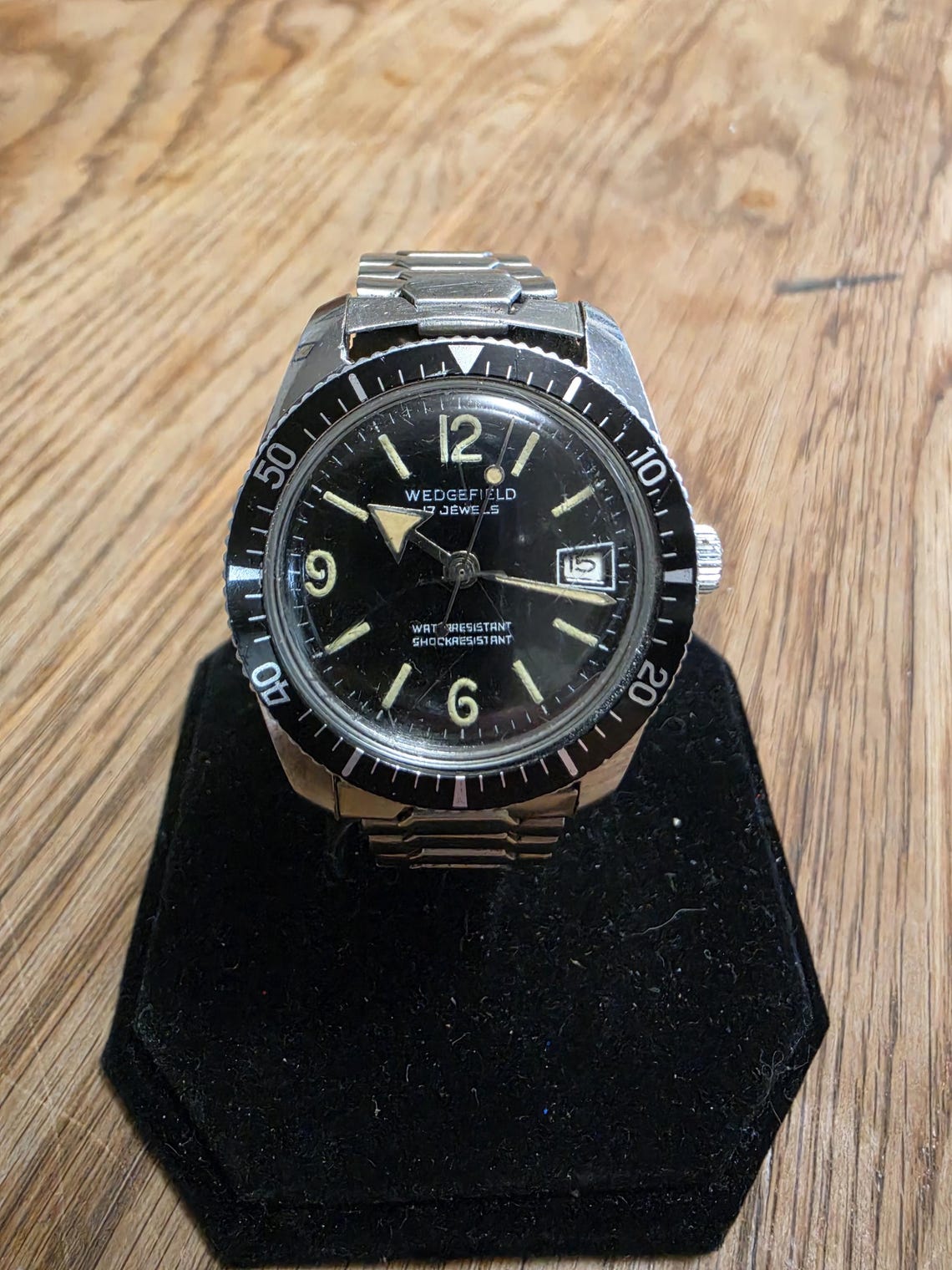 Vintage 1970's Wedgefield 17 Jewel Men's watch, Foto 1 von 5