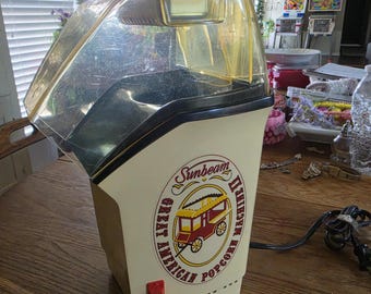 Vtg. Sunbeam Great American Popcorn Machine II