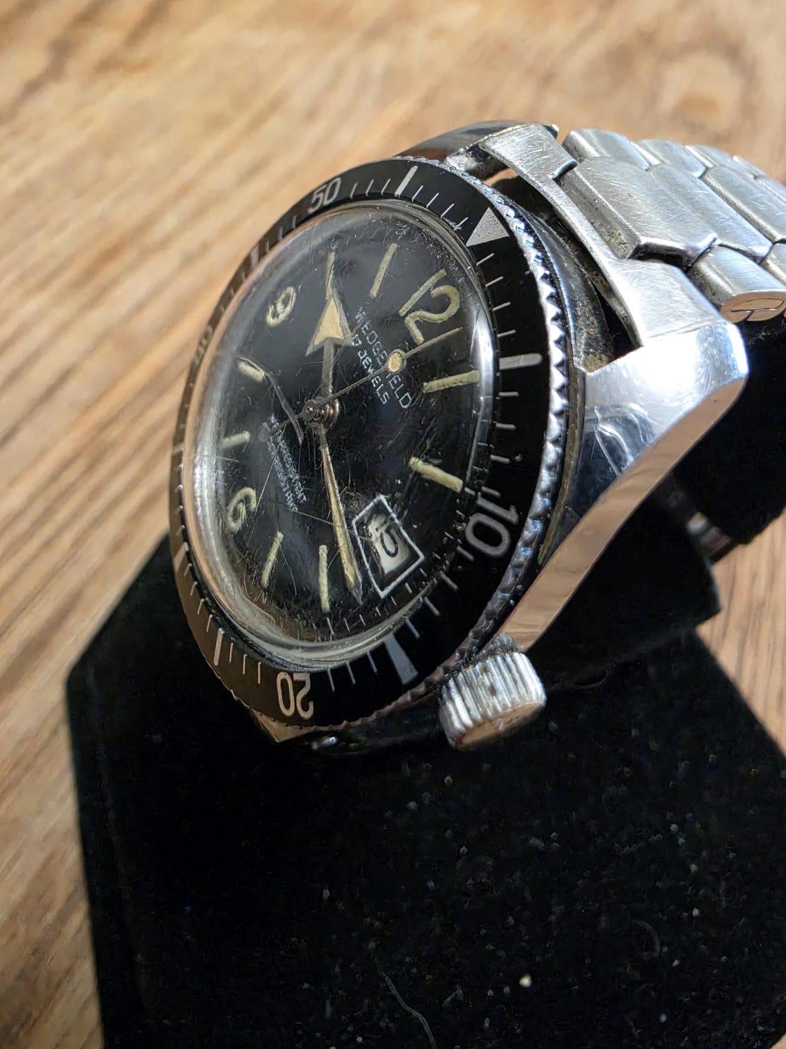 Vintage 1970's Wedgefield 17 Jewel Men's watch, Foto 4 von 5